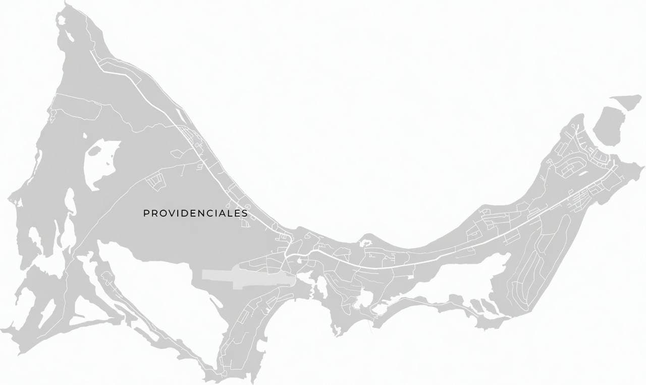 Providenciales island map