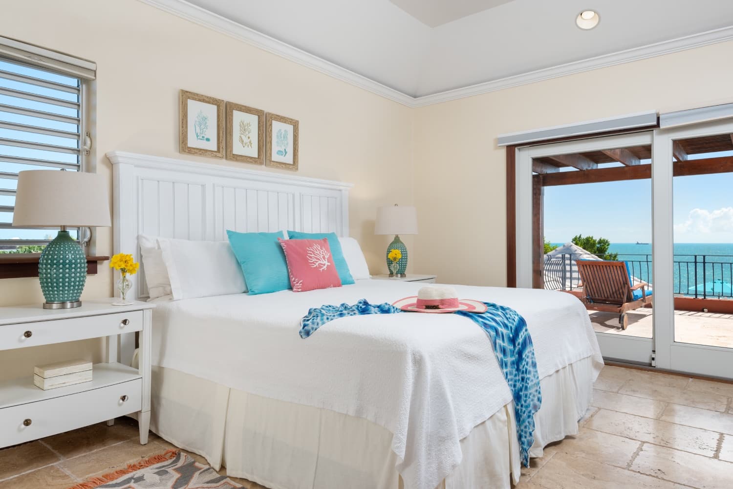 Secondary suite balcony with ocean view